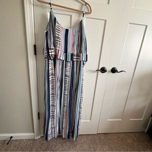 Super flowy & flattering maxi dress, Lane Bryant, 18/20, 2X, adjustable straps